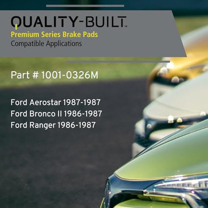 Front Semi Metallic Brake Pads