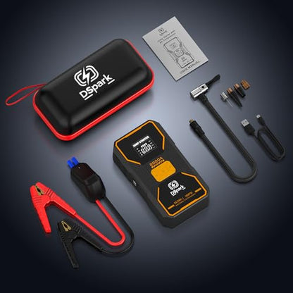B31 2000A Safe Jump Starter with Air Compressor and Light