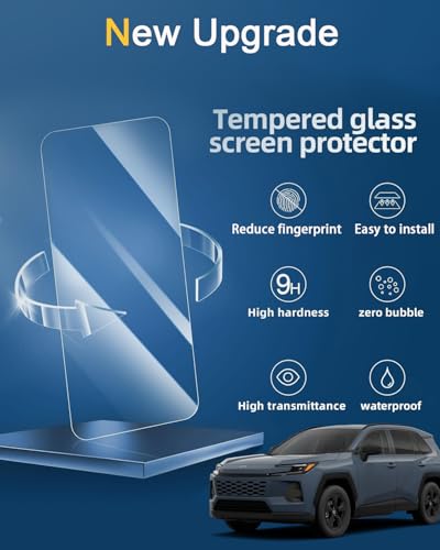 2 Pack Screen Protector for RAV4 2026 Accessories 12.9 inch (2 Count)
