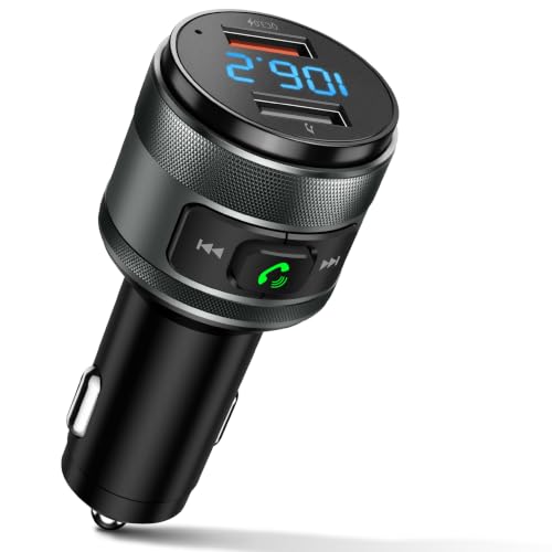 Bluetooth 6.0 FM Transmitter for Car Adapter with MP3 Player