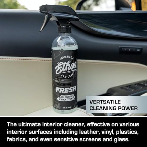 Ethos FRESH All Purpose Interior Cleaner Car Detailing Kit (16 Fl Oz)