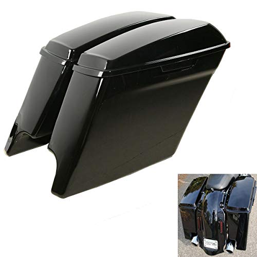 Motorcycle 5" Stretched Saddlebags Fit For Harley Touring 2014 (2 Count)