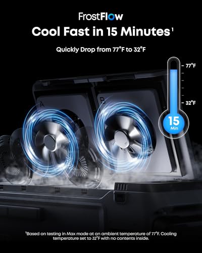 SOLIX EverFrost 2 58 L Electric Cooler and Road Trip Kit
