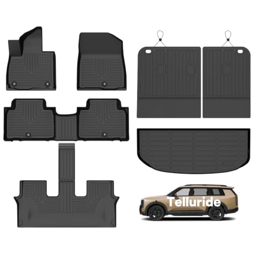 Floor Mats & Seatback Cargo Liner for 2027 Kia Telluride Gas Only