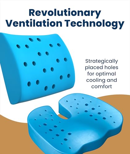 Doctor Recommended Memory Foam Seat Cushion for Office Chairs & Car