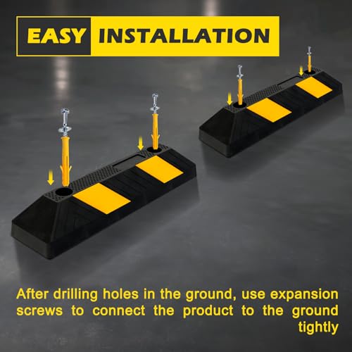 20" Rubber Parking Curb Stop