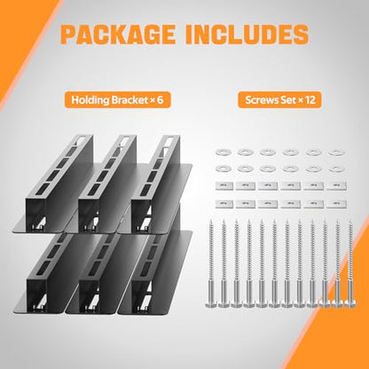 Overhead Garage Storage Rack (6 Count)