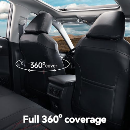 Camry Leather Seat Covers Full Set for 2025 2026 Toyota Camry Hybrid