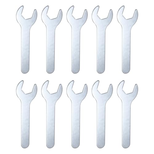 10pcs Small Wrench 21x126x2.8mm Metric U (10 Count)