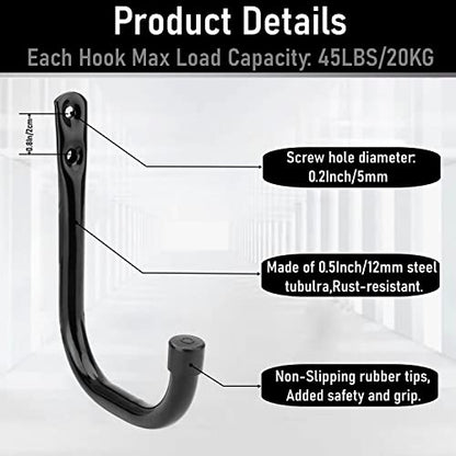 20 Pcs Heavy Duty Garage Storage Utility Hooks (20 Count)