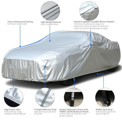 Hard Shell Car Cover Waterproof UV