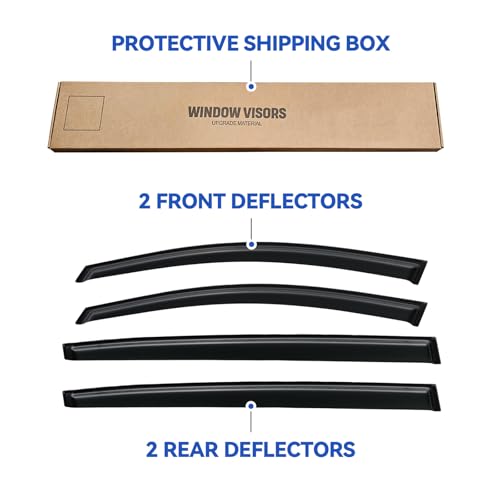 Window Visors Rain Guards for 2011 2012 2013 2014 2015 2016 Kia Sportage