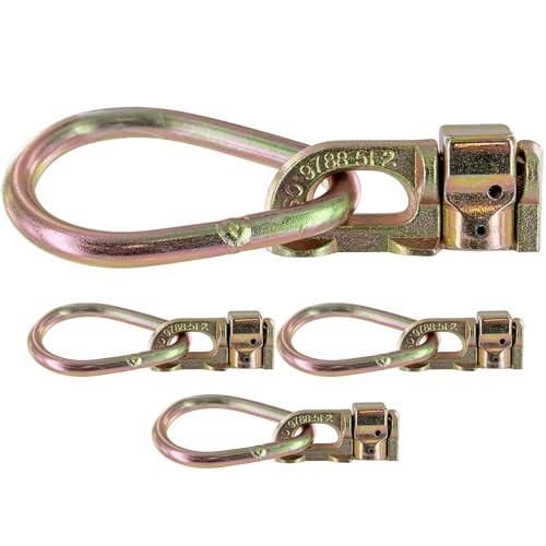 Double Stud L Track Fittings with Pear Link (100 Count)