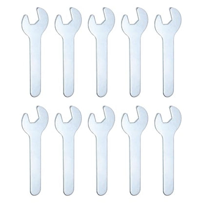 10pcs Small Wrench Open End Wrench 8x70x1.8mm Metric U (10 Count)