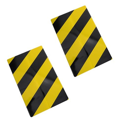2 Packs 200 * 500 * 10cm Garage Wall Protector Foam Wall Corner Guard for Parking Garages Wall Edge Protector with Reflective Safety Stripe