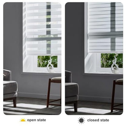 Cordless Zebra Blinds for Windows