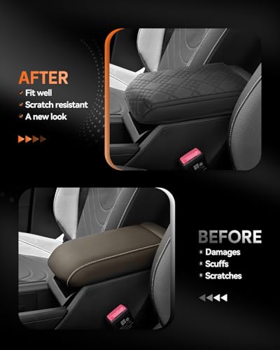 for 2025 2026 Volkswagen Tiguan Center Console Cover Armrest Box Cover for VW Tiguan