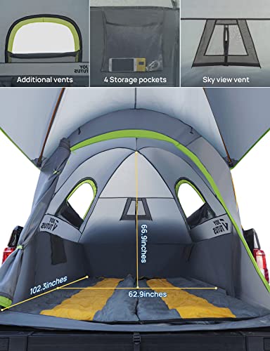 Pickup Truck Tent 6.5ft Bed Tent with Removable Awning