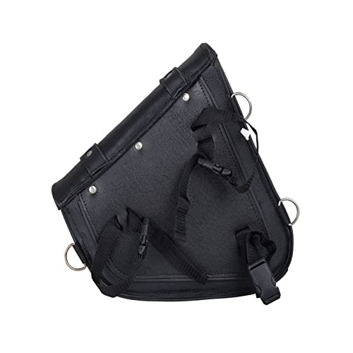 Premium Naked Leather Swing Arm Bag For Motorcycle Left Side Solo Bags Saddle Bags For Softails Choppers