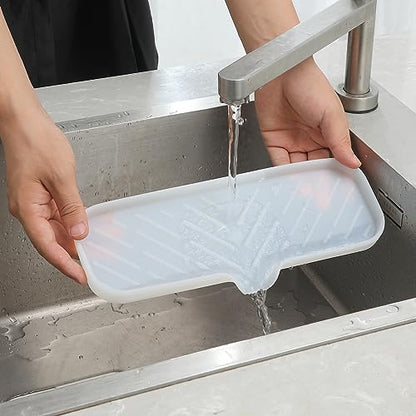 Silicone Soap Dish with Drain Spout