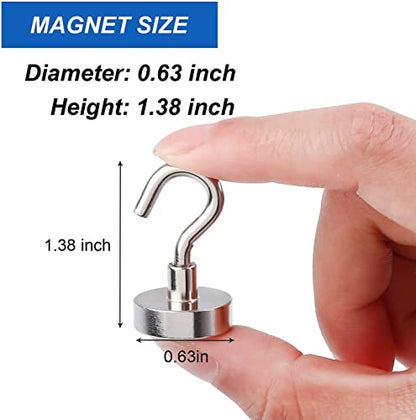 Magnetic Hooks for Cruise Essentials 2026 Cabins Door 60 Pack (60 Count)