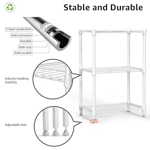 450 lbs Wire Storage Shelving 3
