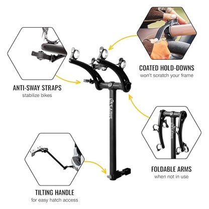 Bones 2 Bike Hitch Rack Bicycle Carrier