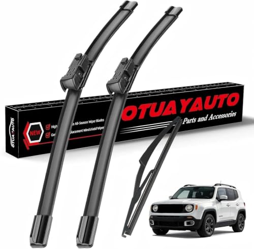22"+20"+10" Windshield Wiper Blade Replacement for Jeep Renegade 2015