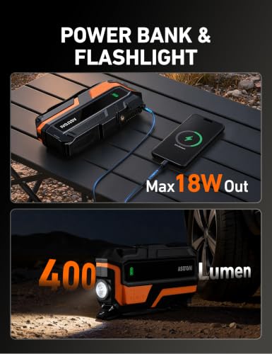 M10 Jump Starter with Air Compressor