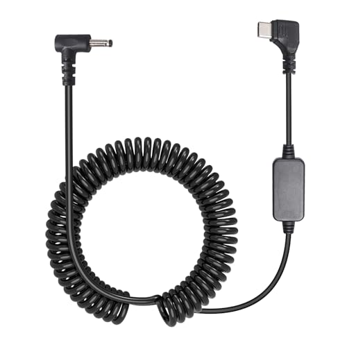 USB C to DC3.5 Colied Power Cord for Cobra Uniden Whistler Radar Detector (8.2 Foot)