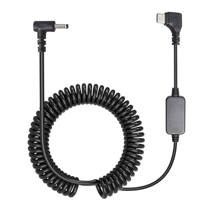 USB C to DC3.5 Colied Power Cord for Cobra Uniden Whistler Radar Detector (8.2 Foot)