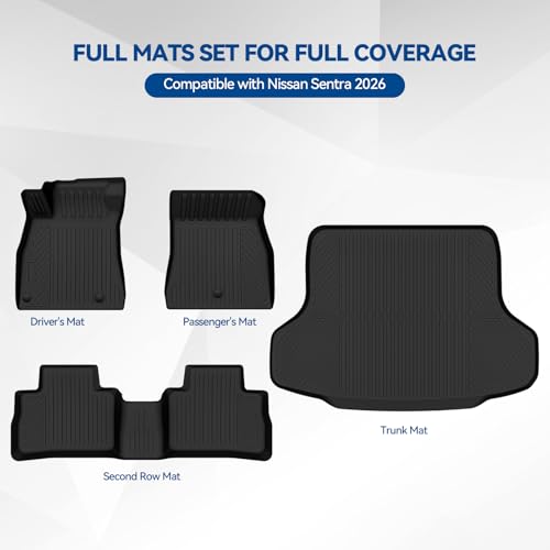 Custom Fit Floor Mats for Nissan Sentra 2026