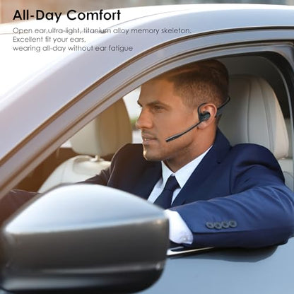 Open Ear Headphones with Mic