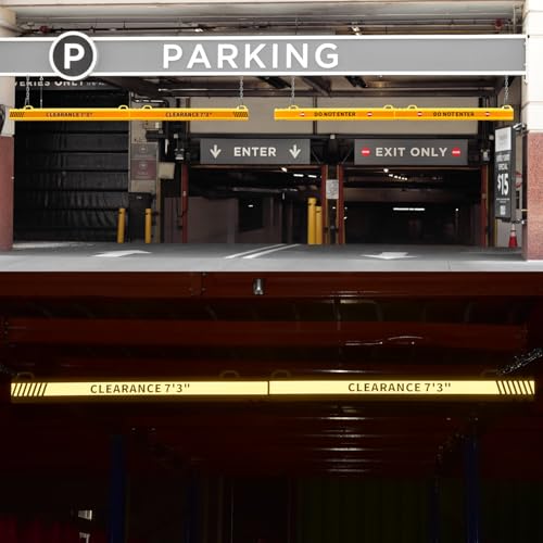 78" Parking Garage Height Clearance Bar