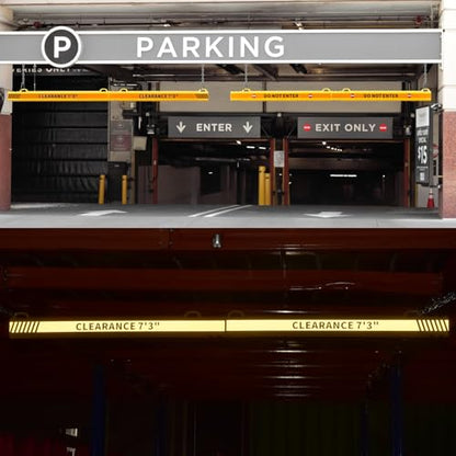 78" Parking Garage Height Clearance Bar