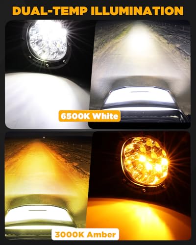 P4 Series 4In Round Offroad Light (2 Count)