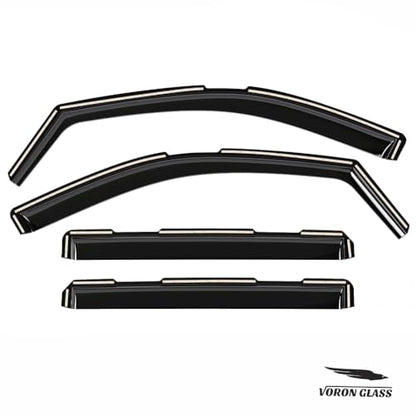 in Channel Extra Durable Rain Guards for GMC Sierra 2500HD