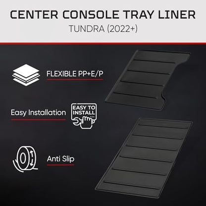 2022+ Tundra & 2023+ Sequoia Console Tray Liner (2 Count)