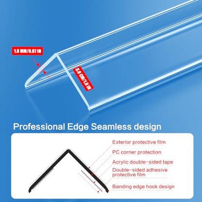 12PCS Clear Self (12 Count)