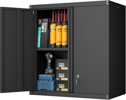 Locking Metal Wall Cabinets for Garage