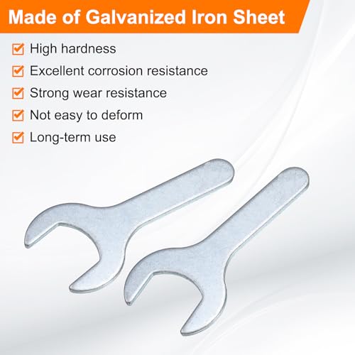 10pcs Small Wrench Open End Wrench 26x100x2.8mm Metric U (10 Count)