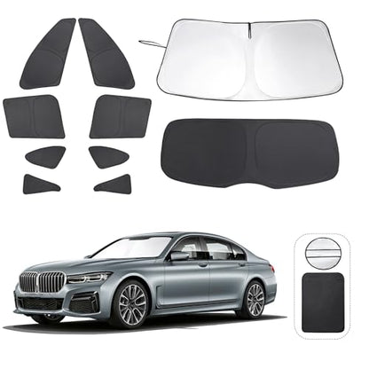 Window Shades for BMW X1 F48 2016 2017 2018 2019 2020 2021 2022 Accessories Car Side Full Windows Rear Triangular Windshield Sun Shade Sun UV Rays & Privacy Protection for Camping 10PCS (10 Count)
