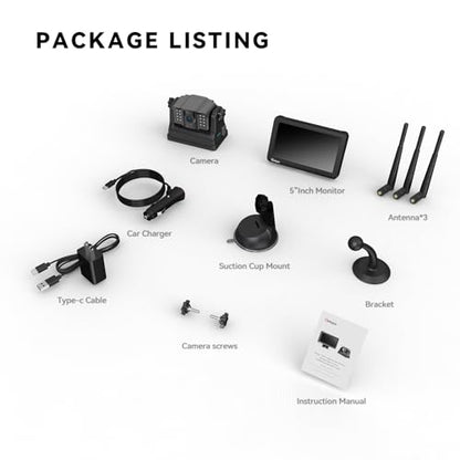 Wireless Backup Camera Magnetic