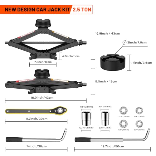 Car Jack Kit 2.5 Ton
