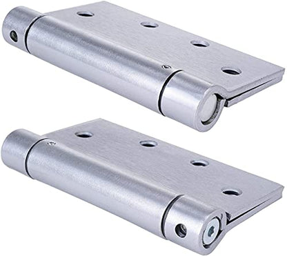 2 Pack 4.5"x4" Self Closing Spring Door Hinge (2 Count)