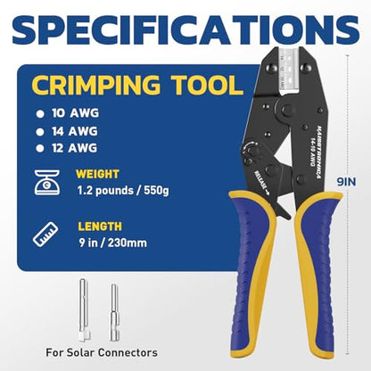 Crimping Tool for Solar Connectors