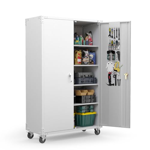 Upgraded Wide & Deep Garage Storage Cabinet
