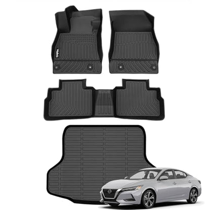 Car Floor Mats & Cargo Trunk Liners Custom Fit Nissan Sentra 2020
