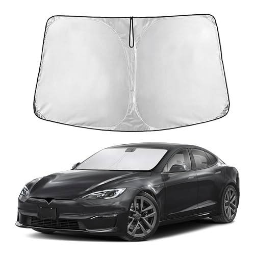 Windshield Sunshade Compatible for Tesla Model S 2012