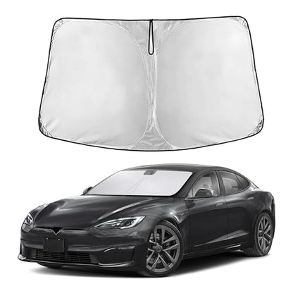 Windshield Sunshade Compatible for Tesla Model S 2012